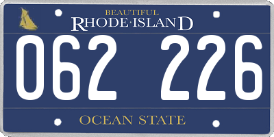 RI license plate 062226