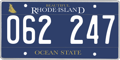 RI license plate 062247