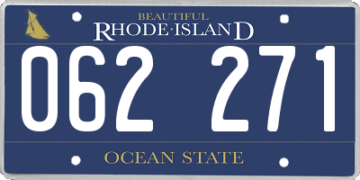 RI license plate 062271