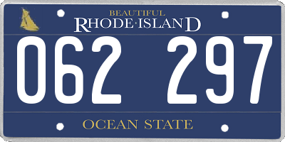 RI license plate 062297