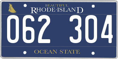 RI license plate 062304