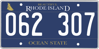 RI license plate 062307