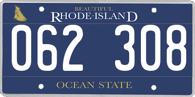 RI license plate 062308