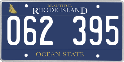 RI license plate 062395