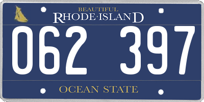 RI license plate 062397