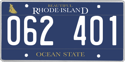 RI license plate 062401