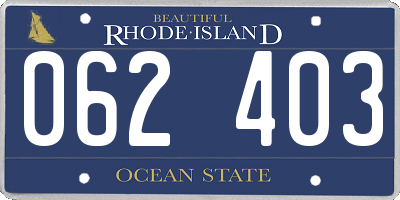 RI license plate 062403