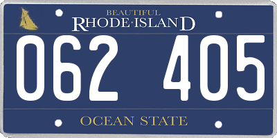 RI license plate 062405