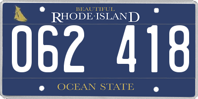RI license plate 062418