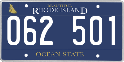 RI license plate 062501