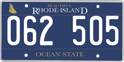RI license plate 062505