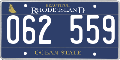 RI license plate 062559