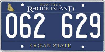 RI license plate 062629