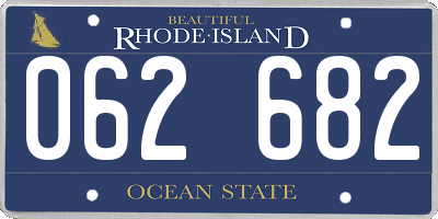 RI license plate 062682