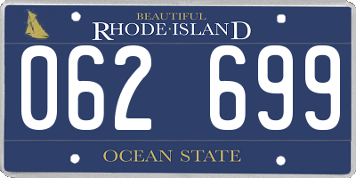 RI license plate 062699