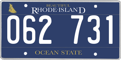RI license plate 062731