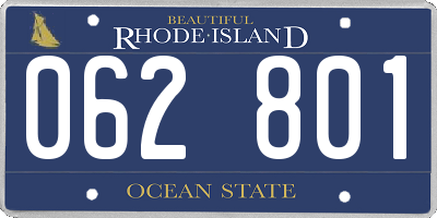 RI license plate 062801