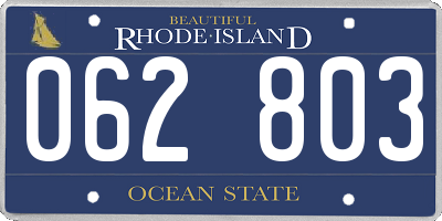 RI license plate 062803