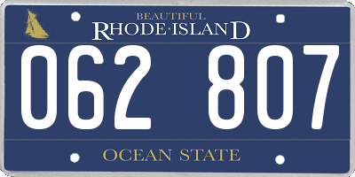 RI license plate 062807