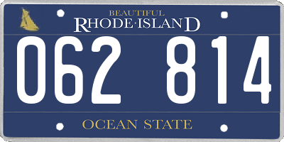 RI license plate 062814
