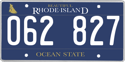 RI license plate 062827