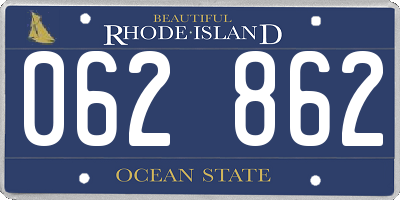 RI license plate 062862