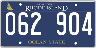 RI license plate 062904