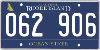 RI license plate 062906