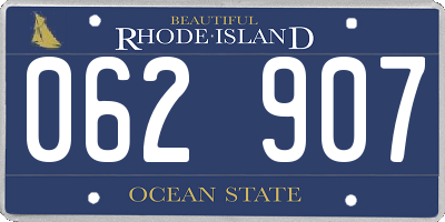 RI license plate 062907
