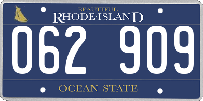 RI license plate 062909