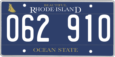 RI license plate 062910