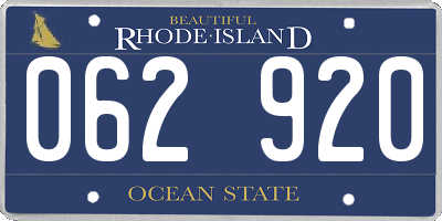 RI license plate 062920