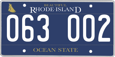 RI license plate 063002