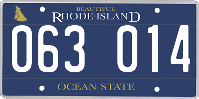 RI license plate 063014