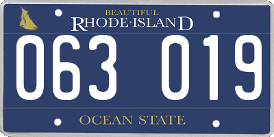 RI license plate 063019
