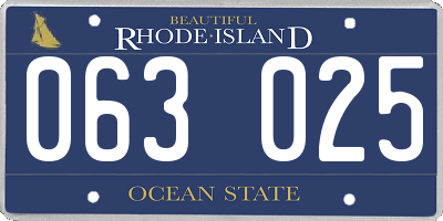 RI license plate 063025