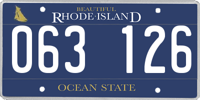 RI license plate 063126