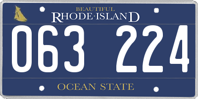 RI license plate 063224