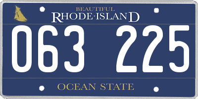 RI license plate 063225