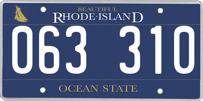 RI license plate 063310