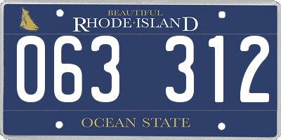 RI license plate 063312