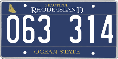 RI license plate 063314