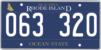 RI license plate 063320