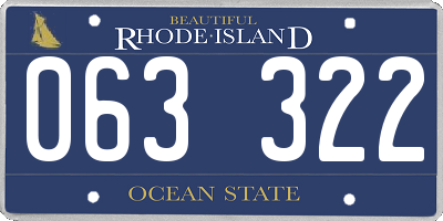 RI license plate 063322