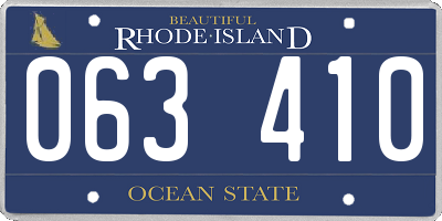 RI license plate 063410