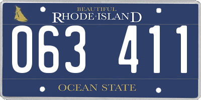 RI license plate 063411