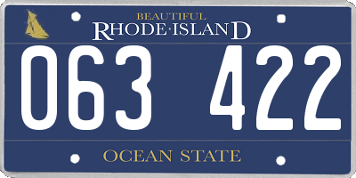 RI license plate 063422