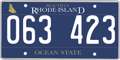 RI license plate 063423