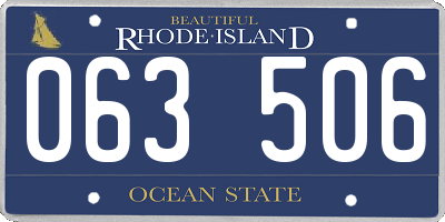 RI license plate 063506