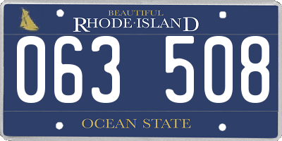 RI license plate 063508